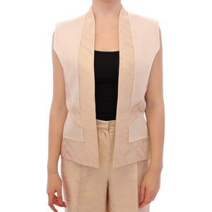 Zeyneptosun Metallic Pant Suit Set Women Beige Jackets & Coats